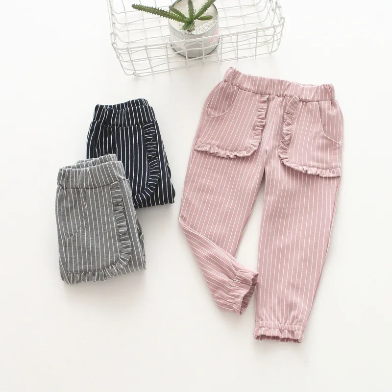 

Can Pick Code a Generation of Fat 2018 Spring Children Vertical Striped Casual Pants Small Can Open Files