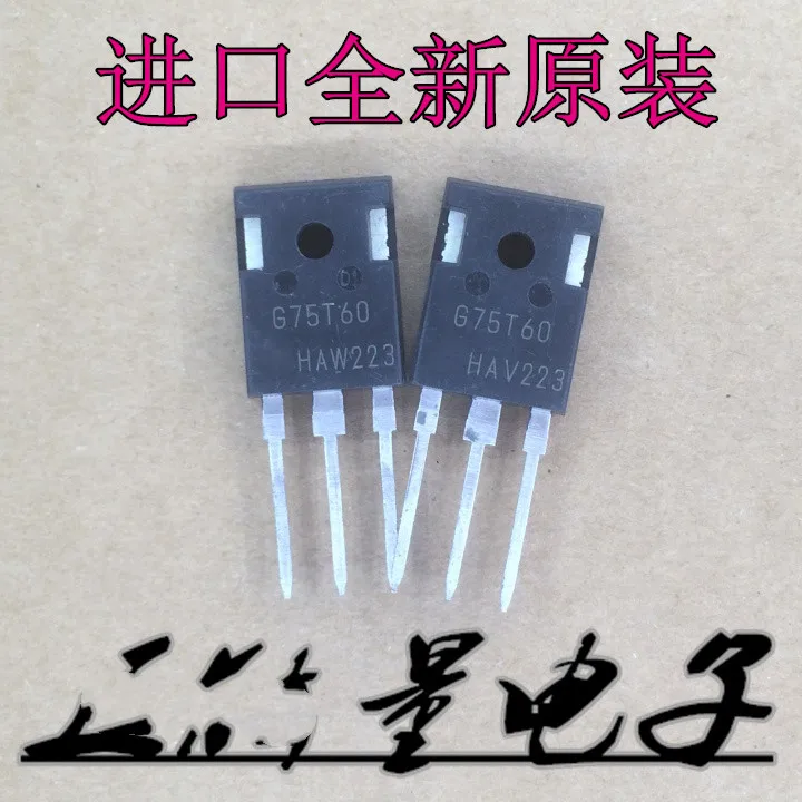 5 шт.-10 шт. IGW75N60T TO-247 G75T60 75A 600 в IGBT TO247 новый оригинальный | Электронные компоненты и
