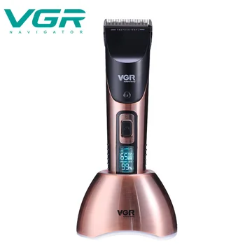 

Professional Electric Hair Clipper Ceramic Blade Waterproof Hair Trimmer LED Display Haircut Machine for Men Drop Shipping