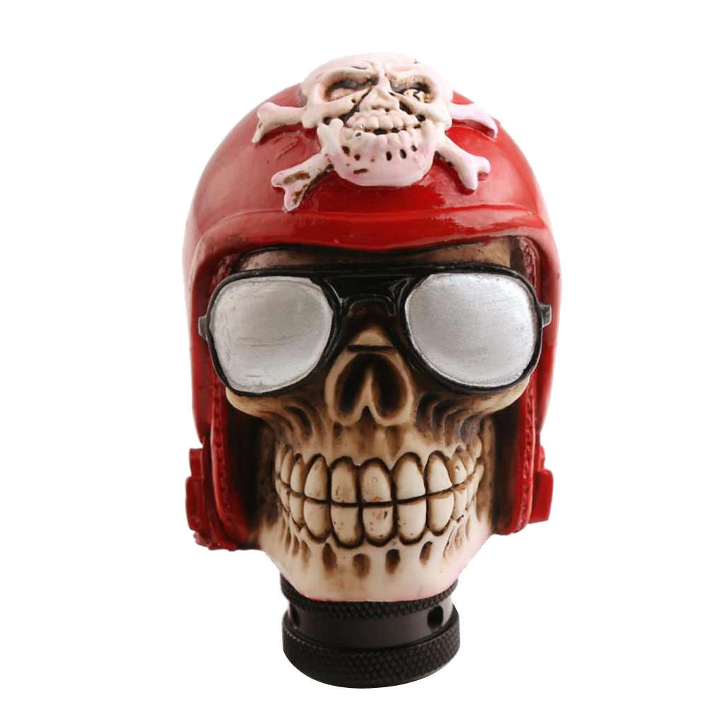 Car Speed ​​Lever Knob Truck Universal Chrome Skull Head
