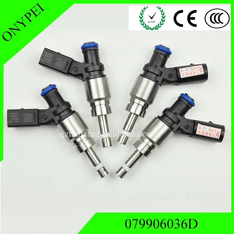 4x OEM 079906036D FIJ0008 Топливная форсунка для 2008-2011 R8 RS4 4.2L V8