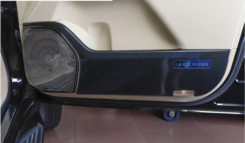 Нержавеющая сталь для Toyota 2008- land cruiser Двери kick pad LC200 kick пластина, рог крышка модификация автомобиля для укладки волос
