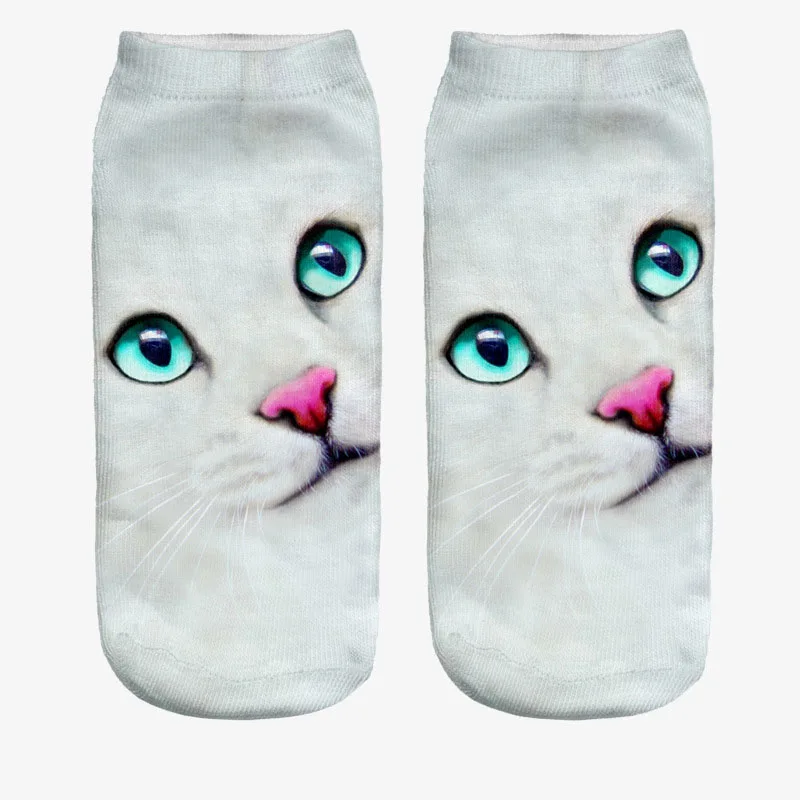 Модные Милые 3D Носки с рисунком крутой обезьяны Sox женские носки Chaussette Animal Веселая 3D-печать носки до лодыжки унисекс художественные носки - Цвет: 15