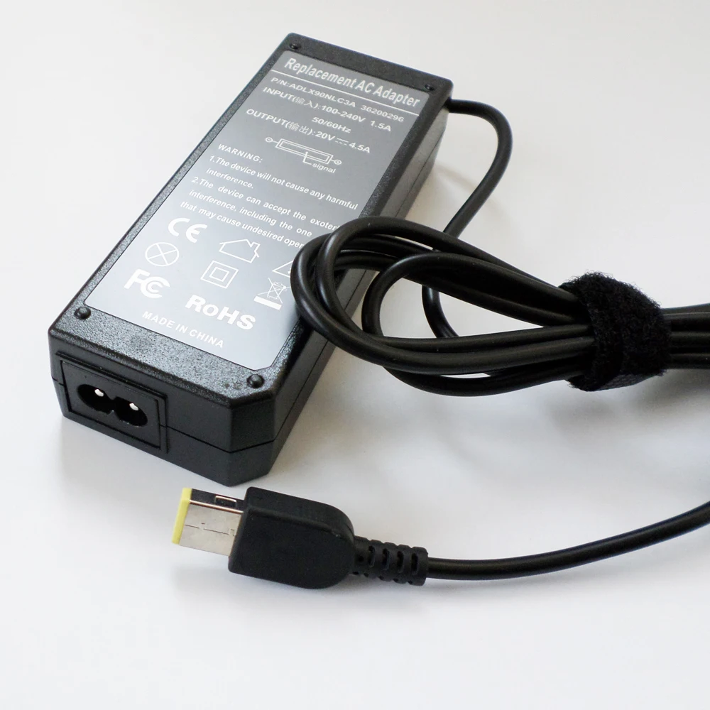 Adaptador de Alimentação Carregador de Bateria para Lenovo Novo Cabo Adlx90nlc3a Pa-1900-72 0b46996 0b46997 45n0240 45n0242 20v 4.5a 90w ac - Imagem 6