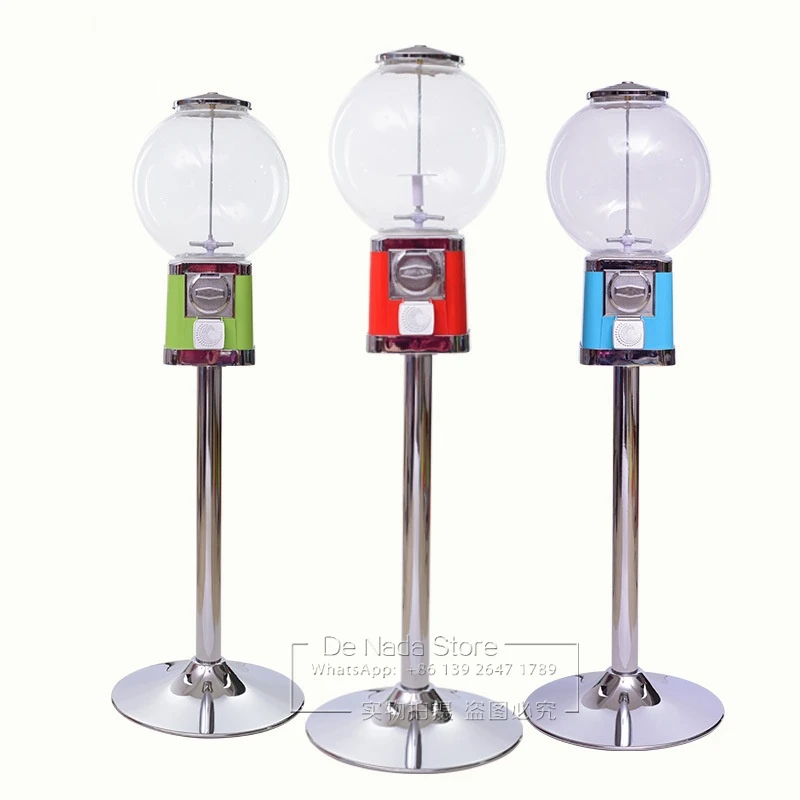 Amusement Center Token Coin Operated Mini Arcade Game Machine Bouncy Ball Candy Gashapon Capsules Toy Vending Machine