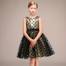 Short Formal Birthday Party Dress For Kids Girl Sparkly Kids Communion Princess Gown Flower Girl Dresses For Wedding Knee Length
