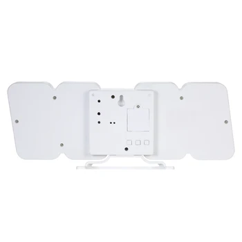 

Hot 3D Wireless Wall Clock USB Remote Digital RGB LED Powered Time/Temperature/Date Wall Desktop Clock reloj despertador