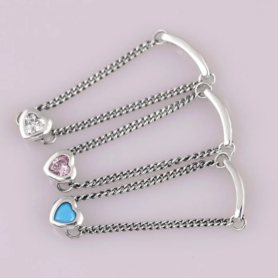 Pandora Pink Spirited Heart Chain Ring 