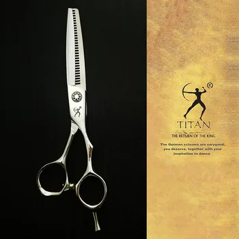 Titan hairdressing scissors barber tools for hair professional  thinning shears vg10 steel 6.0 inch