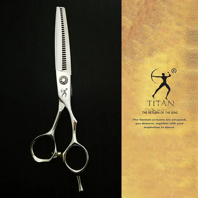Titan Hairdressing Scissors Barber Tools for Hair Professional Thinning Shears VG10 Steel 6.0 Inch 1