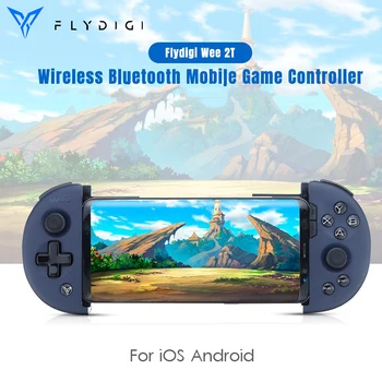 

FLYDIGI Wee 2T Wireless Bluetooth Gamepad Controller 6-axis Adjustable Telescopic Gamepad for PUBG for iOS Android