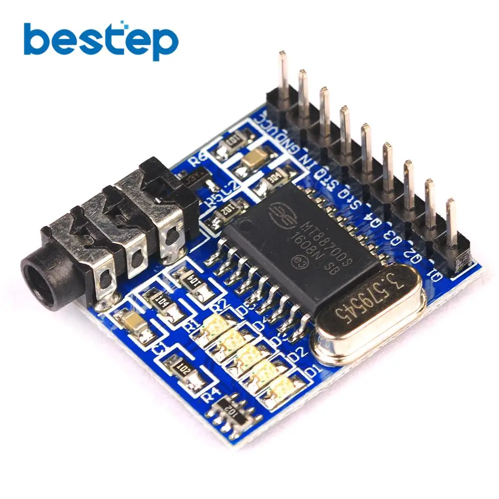 1 шт MT8870 DTMF декодирование голоса модуль телефона|dtmf decoder| |