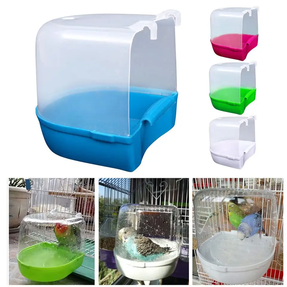 plastic bird cage