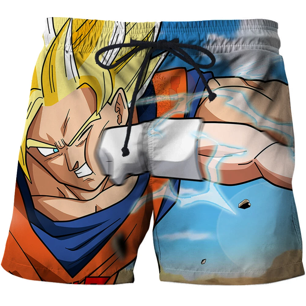 3D Аниме дизайн пляжные шорты мужские забавные Dragon Ball напечатаны Swiming короткие мужские летние шорты Homme мужские шорты - Цвет: AFSTK1249