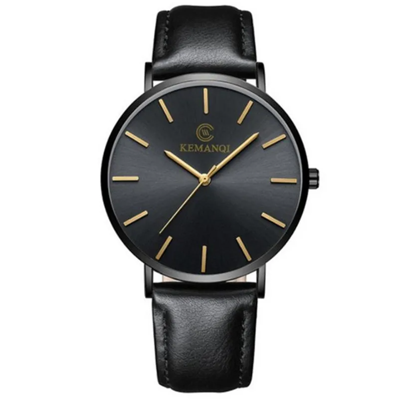 Часы самые тонкие специальное предложение для мужчин часы Топ бренд класса люкс ультра-тонкий montre Спорт homme Relogio Masculino - Цвет: A