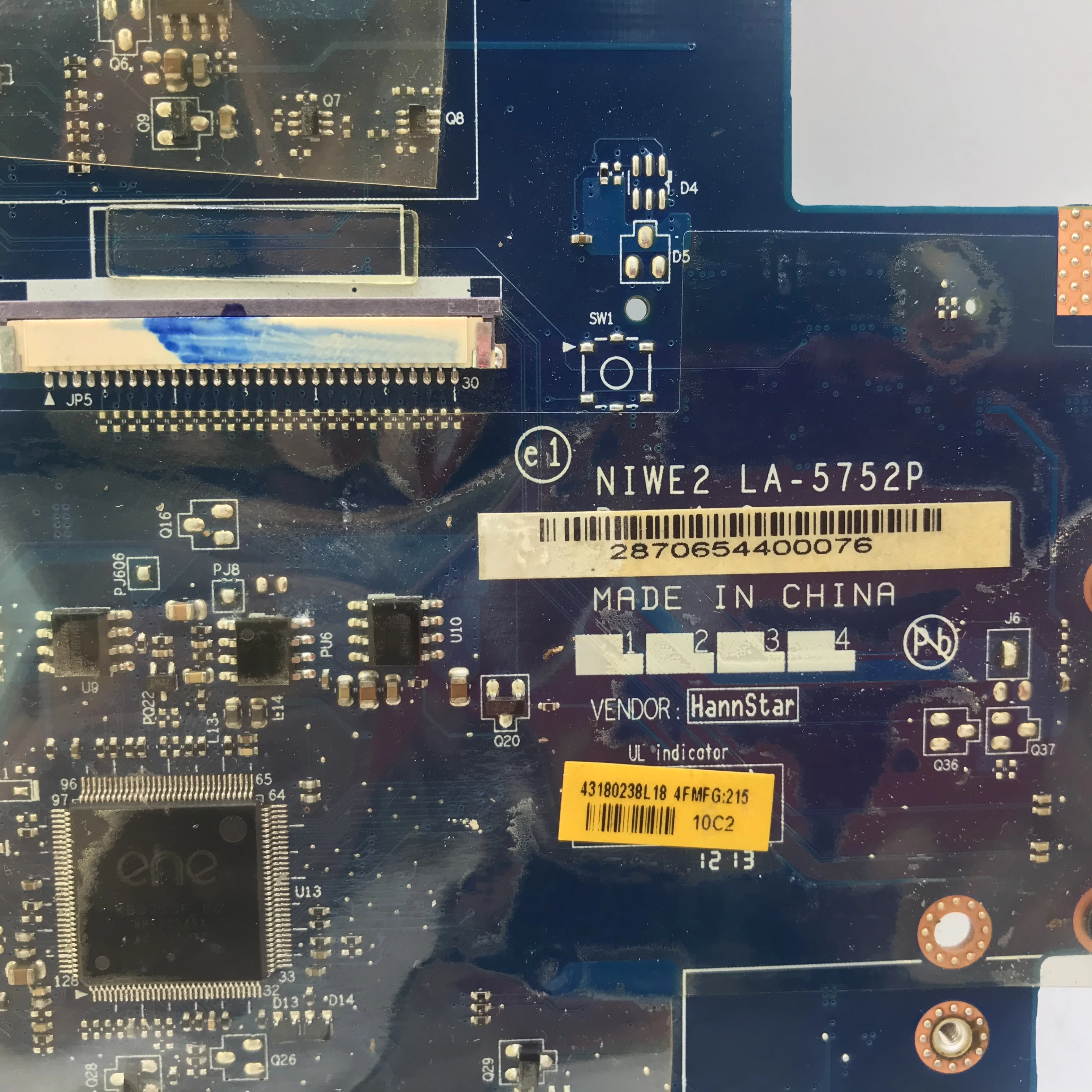 KEFU LA-5752P материнская плата для lenovo G560 Z560 материнская плата для ноутбука Z560 материнская плата(без HDMI порта) Тестовая материнская плата