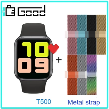 

2020 T500 SmartWatch Series 6 Men Bluetooth Call 44mm Smartwatch Change Strap Heart Rate ecg for Apple Android Phone PK X6 IWO 8