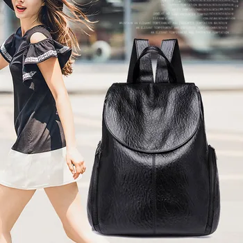 

Women Leather Backpack Vintage Shoulder Bag School Travel Rucksack Satchel Best Sale-WT