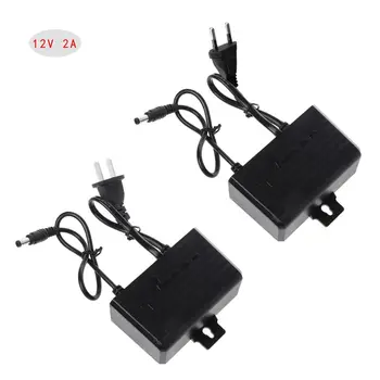 

Power Supply AC DC Charger Adapter 12V 2A EU US Plug Waterproof Outdoor for Monitor CCTV CCD Security Camera