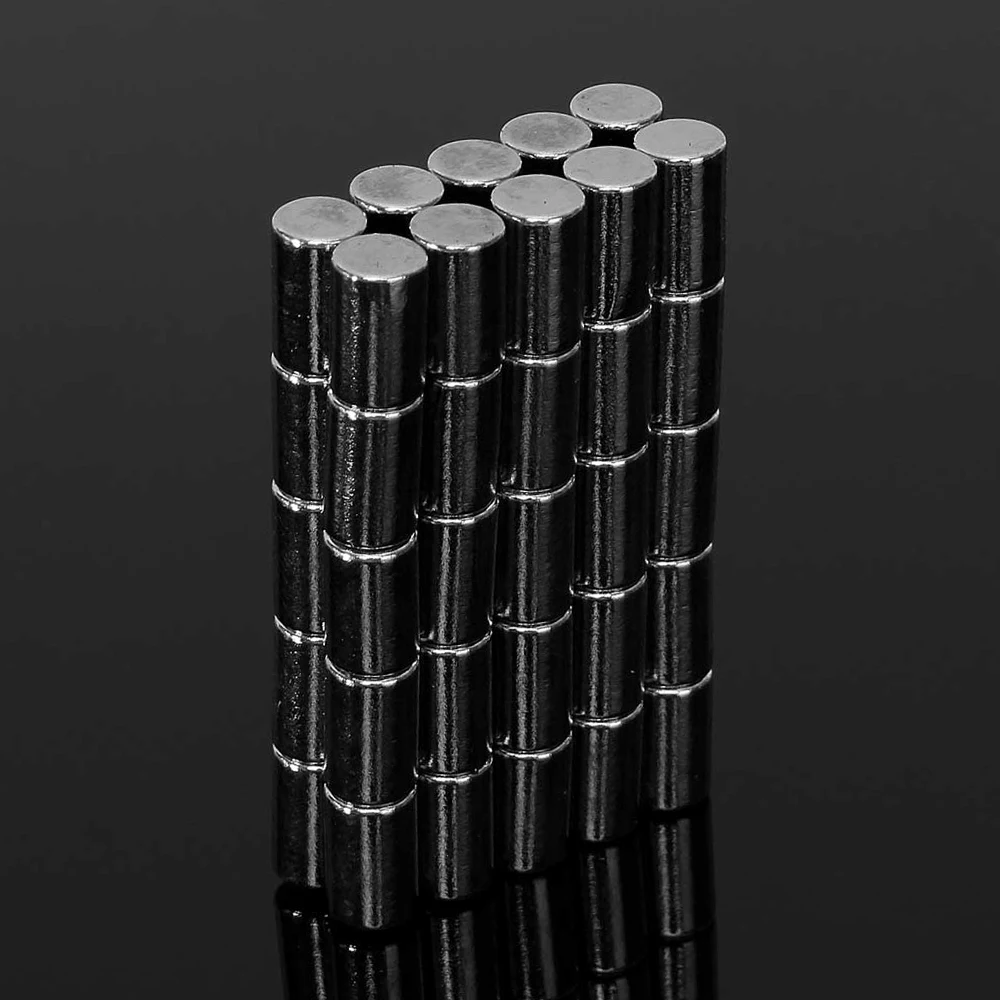 

0Pcs Mini Size 6x10mm N52 Rare Earth Neodymium Magnety for Whiteboard Refrigerator DIY Crafts and More
