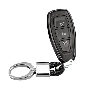 

Soft TPU Car Key Protect Case Cover For FORD C-MAX FOCUS RS ST Fiesta Hatch car styling key ring shell cover 2020 keychain