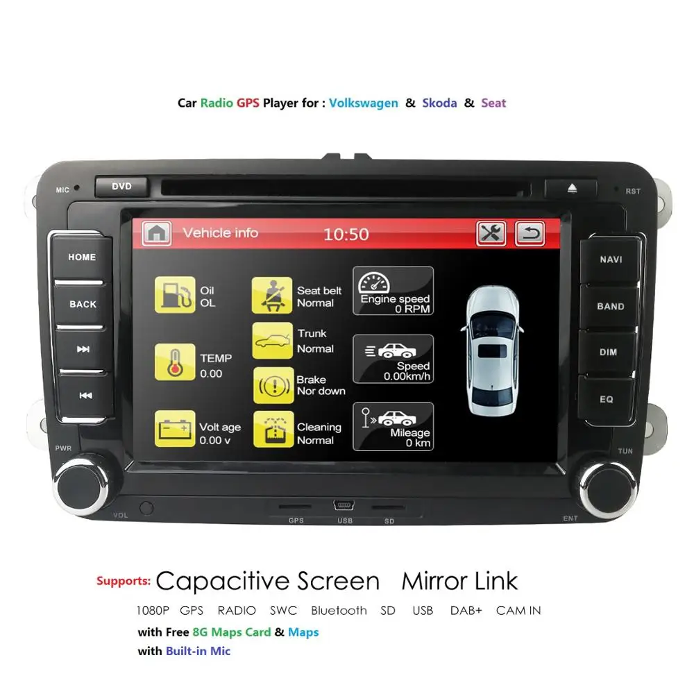 Hizpo samochodowy odtwarzacz multimedialny automotivo GPS Autoradio 2 Din dla Skoda/Octavia/Fabia/Yeti/VW/Seat samochodowy odtwarzacz dvd odtwarzacz Hizpo samochodowy odtwarzacz multimedialny automotivo GPS Autoradio 2 Din dla Skoda/Octavia/Fabia/Yeti/VW/Seat samochodowy odtwarzacz dvd odtwarzacz