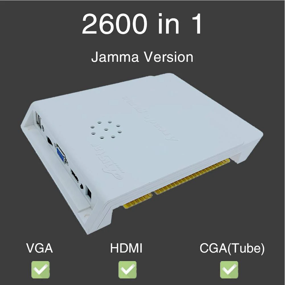 2600 в 1 аркадная версия игровой приставки PBC 3D HD видео Jamma доска контроллер монета