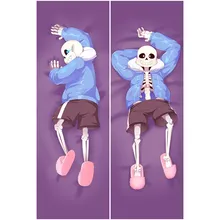 Anime Game Undertale Sans Dakimakura Skeleton Boy Hugging Body Pillow Case Cover Bedding Otaku Cosplay Pillowcase