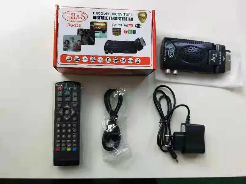 h265 10bit código digital decorder tuner com
