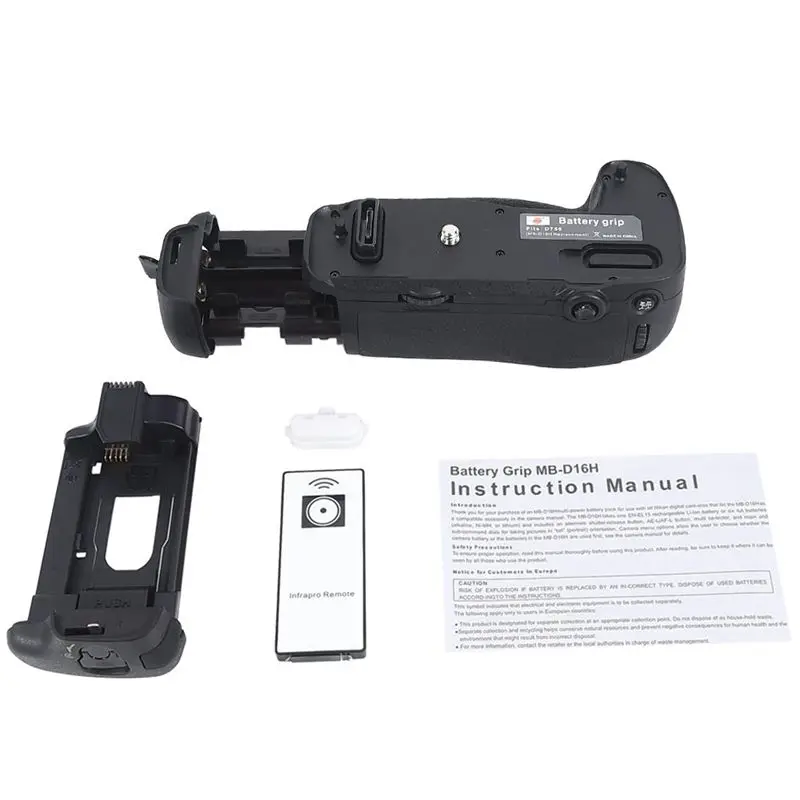 Pro Ir Remote Mb-D16 Vertical Battery Grip For Nikon D750 Slr Digital Camera As En-El15