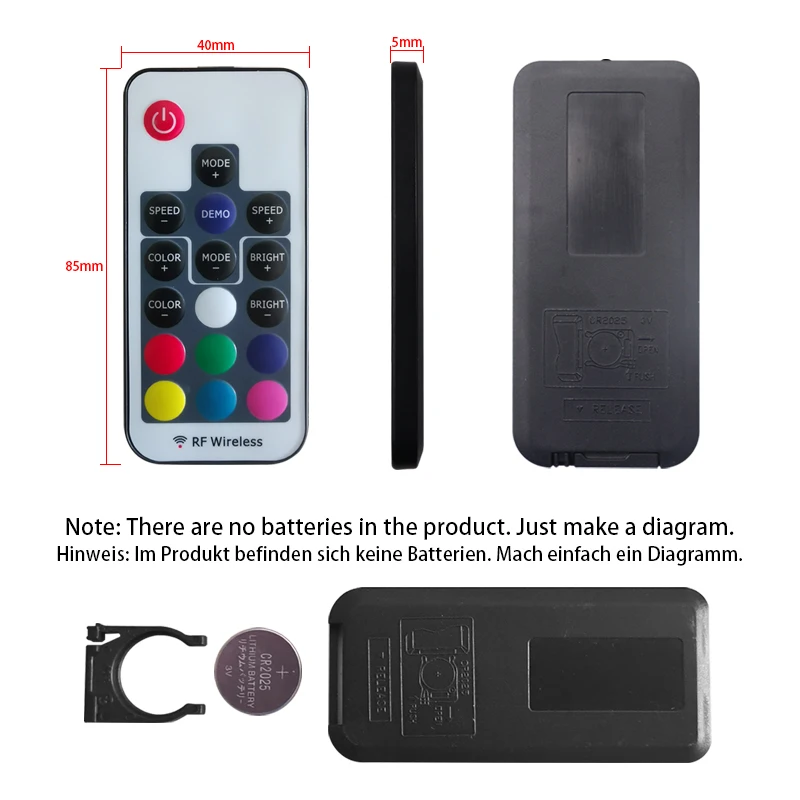 Мини Led RGB пульт дистанционного управления DC5-24V 17key RF беспроводной контроллер с 4pin Женский DC для 5050 12A RGB светодиодные ленты освещение