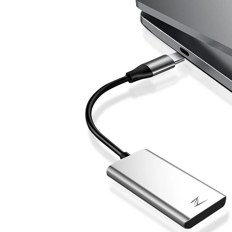 Netac Z8 128 ГБ/256 ГБ/512 ГБ/1 ТБ/2 ТБ SSD USB3.1 Gen2 Портативный внешний твердотельный накопитель Высокая скорость до 500 МБ/с./с жесткий диск