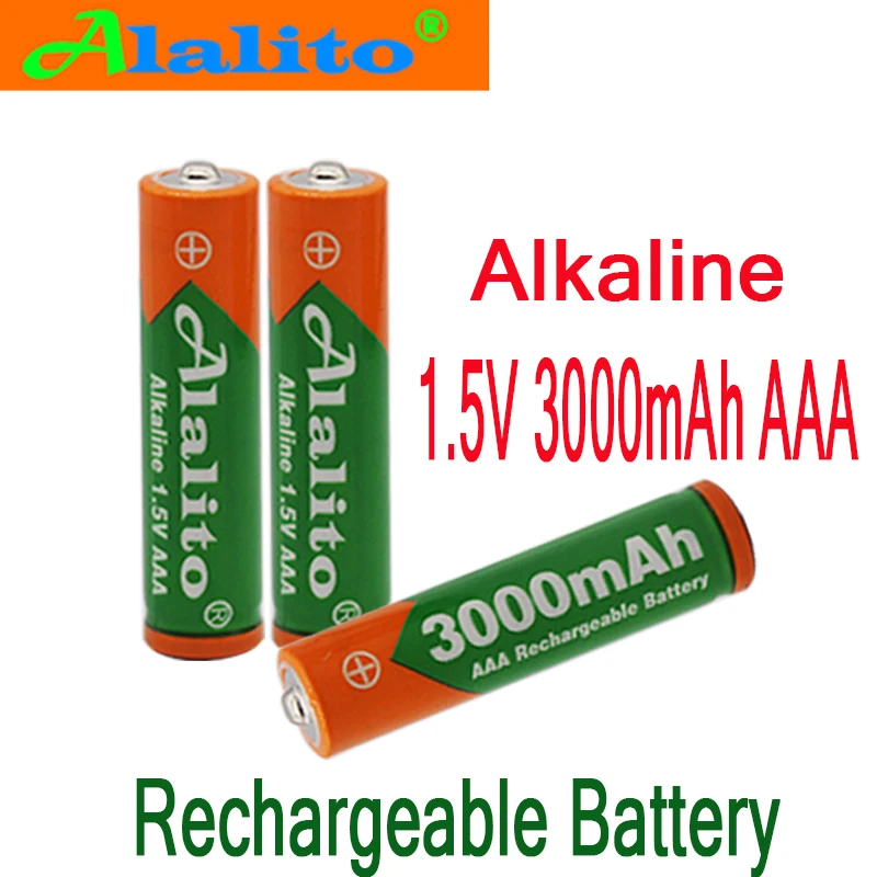 Бренд 3000mah 1,5 V AAA щелочная батарея AAA аккумуляторная батарея для дистанционного управления игрушечный светильник Batery Smoke