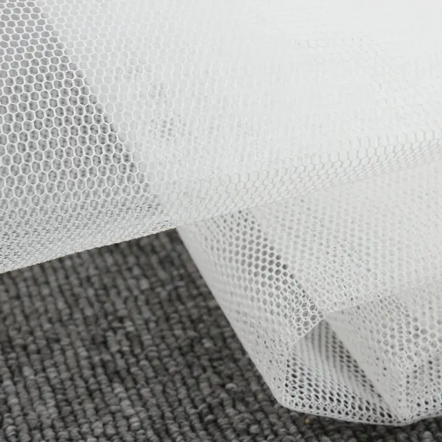 White mesh netting fabric – Like Sew Amazing