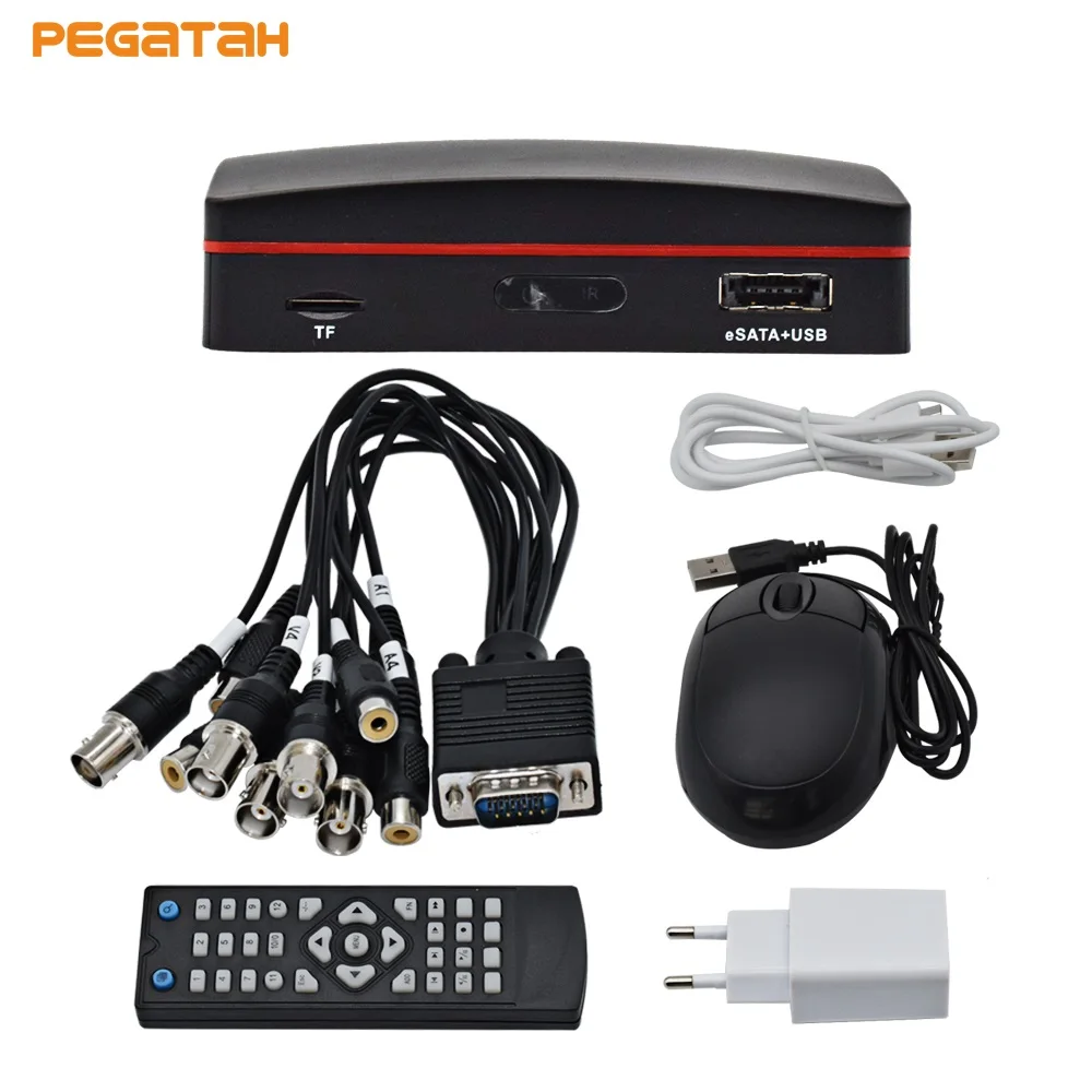 4ch Мини DVR с 4ch аудио в 1080H в реальном времени CCTV Гибридный AHD/CVI/TVI/аналоговый в 1 DVR