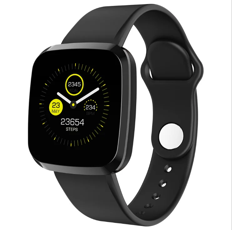 black P3 reloj inteligente IP67 непроницаемые Смарт-часы с монитором для чтения карт памяти модели для фитнеса - Цвет: black