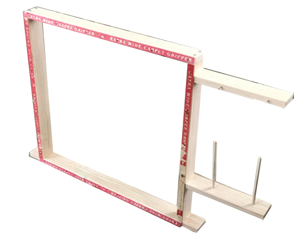 Tufting Frame 90x90cm Large Tuft Frame Rug Tuft Frame Punch Needle Frame Tufting Carpet Making