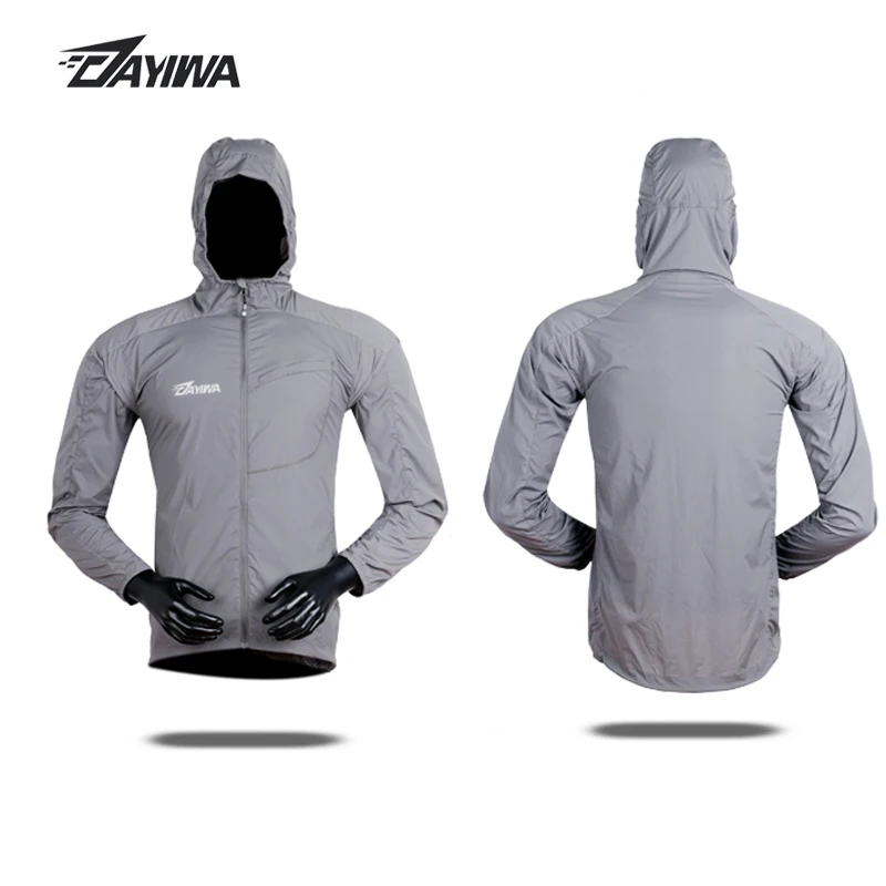 Dayiwa Light Sports Windbreaker Breathable Summer Autumn Fishing Coat Quick Dry Men's Fishing Hiking Clothing with Zipper