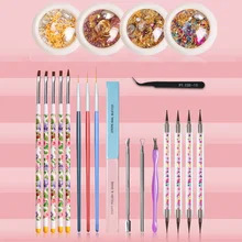 Подарочный Многоцелевой Набор для дизайна ногтей, легко наносится, полоскающая лента, инструмент для раскрашивания, изысканные блестящие стразы, домашний маникюр, мода, сделай сам