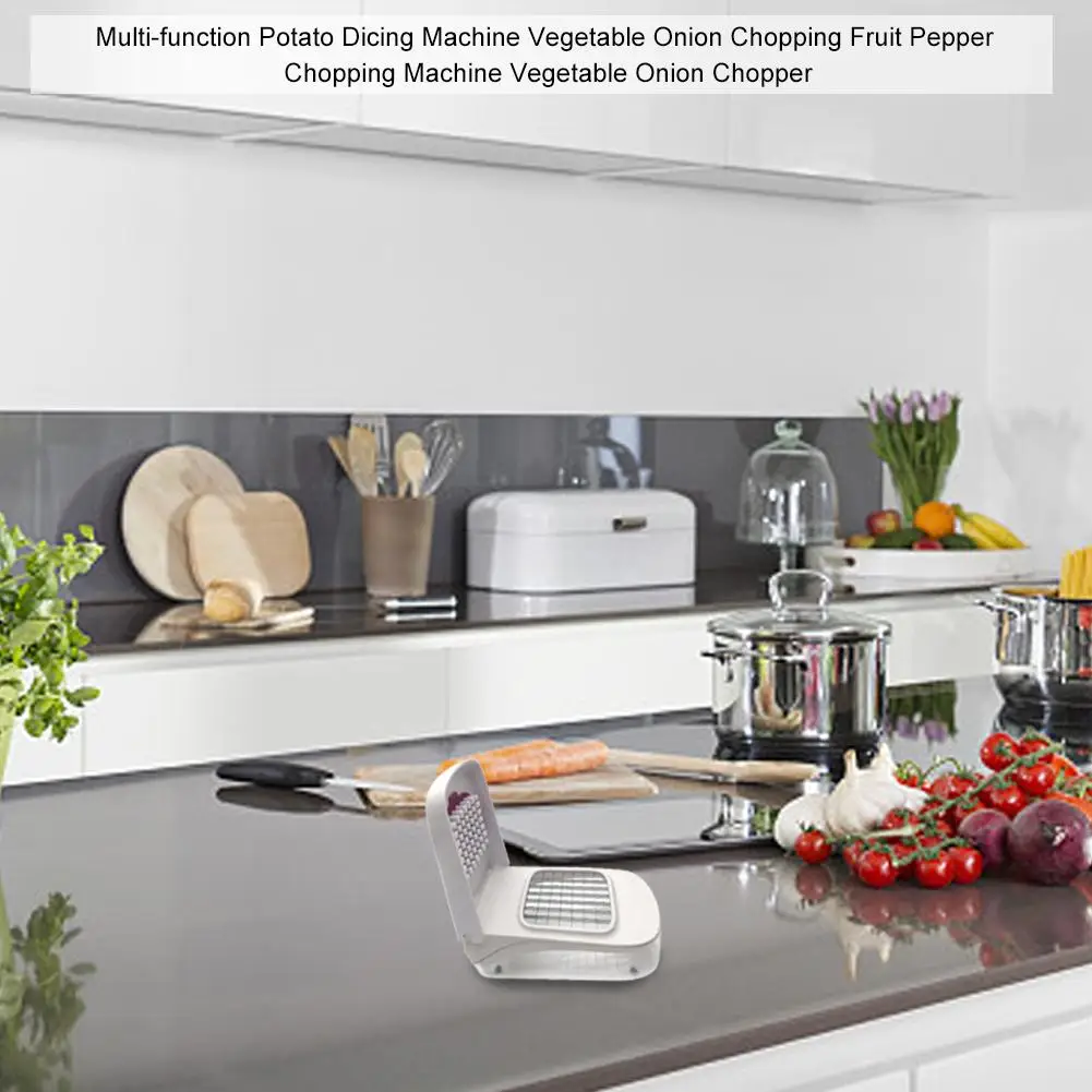 Multi-function Potato Dicing Machine Vegetable Onion Chopping Fruit Pepper Chopping Machine Vegetable Onion Chopper