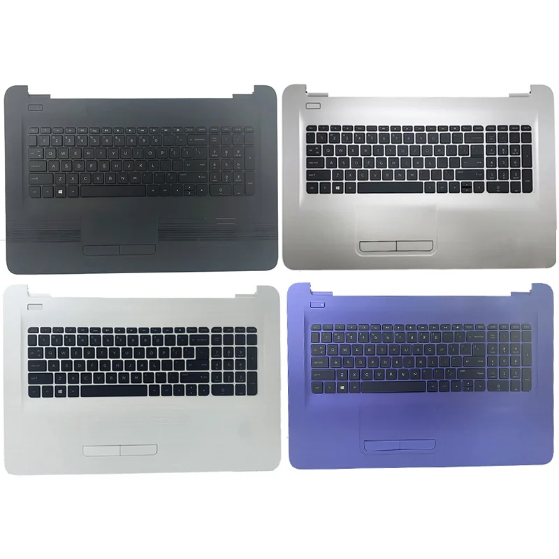 

NEW Laptop Palmrest Upper Case US Backlit Keyboard Touchpad For HP 17-X 17T-X 17-Y 17Z-Y 17-AY Silver Black White
