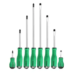 LAOA – tournevis à fente et Phillips S2, outils à main ménagers avec poignée magnétique double couleur pour la réparation de la maison 
