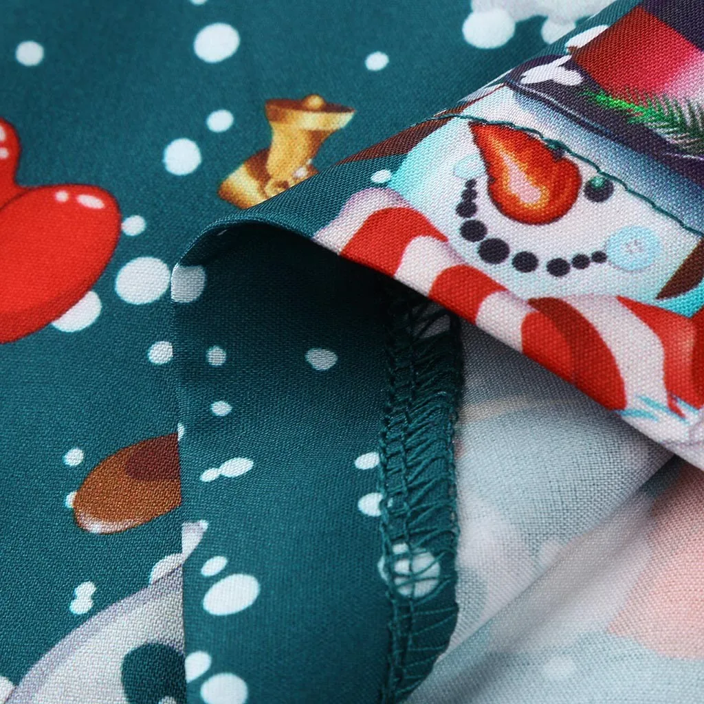 Christmas Men Santa Claus Printing 3D Hawaiian Shirt Apparel