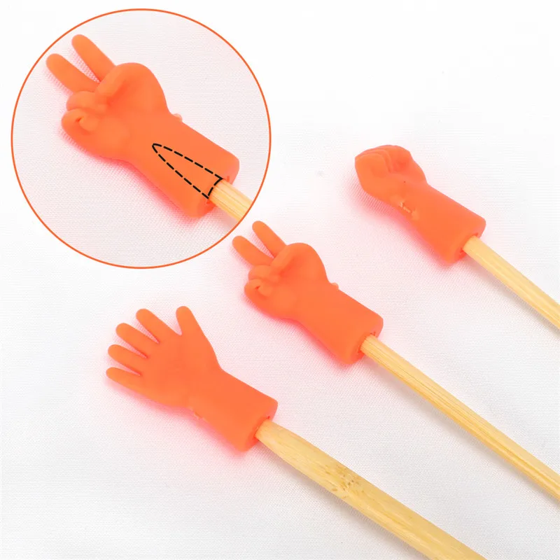 6/12 pcs Rubber sweater needle cap DIY Accessories Sewing Tools Point  Protectors Stitch Stoppers Knitting Needles Caps Anti-slip knitting needle  tail buckle cap (No needle )