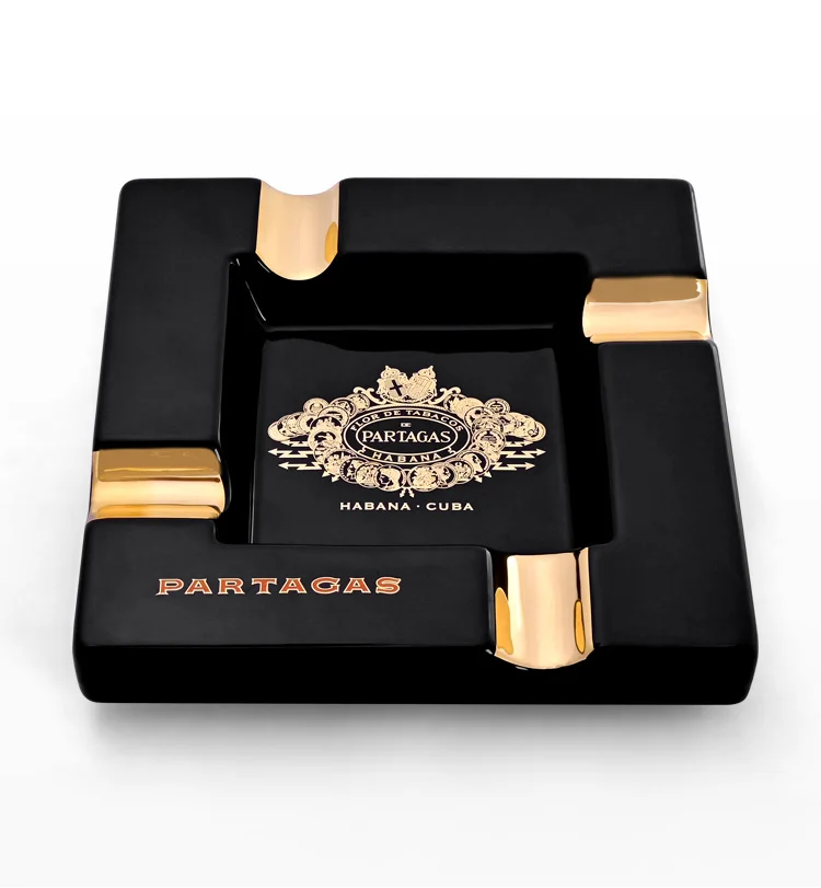 

CIGARLOONG Cigar Ashtray Large Ceramic Ashtray Living Room Creative Personality 4 Slot Ashtray Holder cigar
