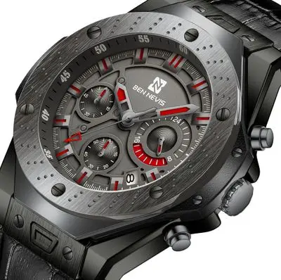 

Ben Nevis Men Watches Top Brand Luxury Quartz Leather Watch Men Military Sports Date Analog Watch For Men Relogio Masculino