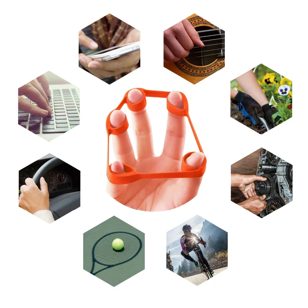 Набор силиконовых лент ProCircle для йоги тренажер пальцев|finger stretcher|resistance bandsyoga exercise |