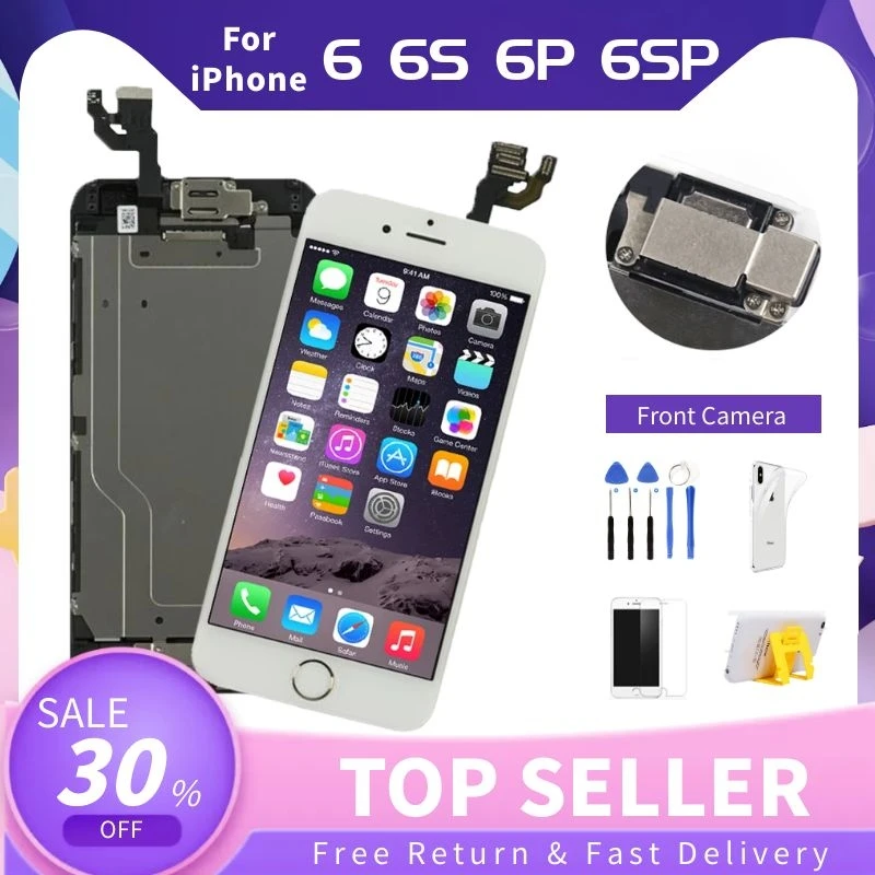 AAA + полный комплект ЖК-экрана для iPhone 6 6S Plus 6P 6SP Дисплей сенсорный дигитайзер в
