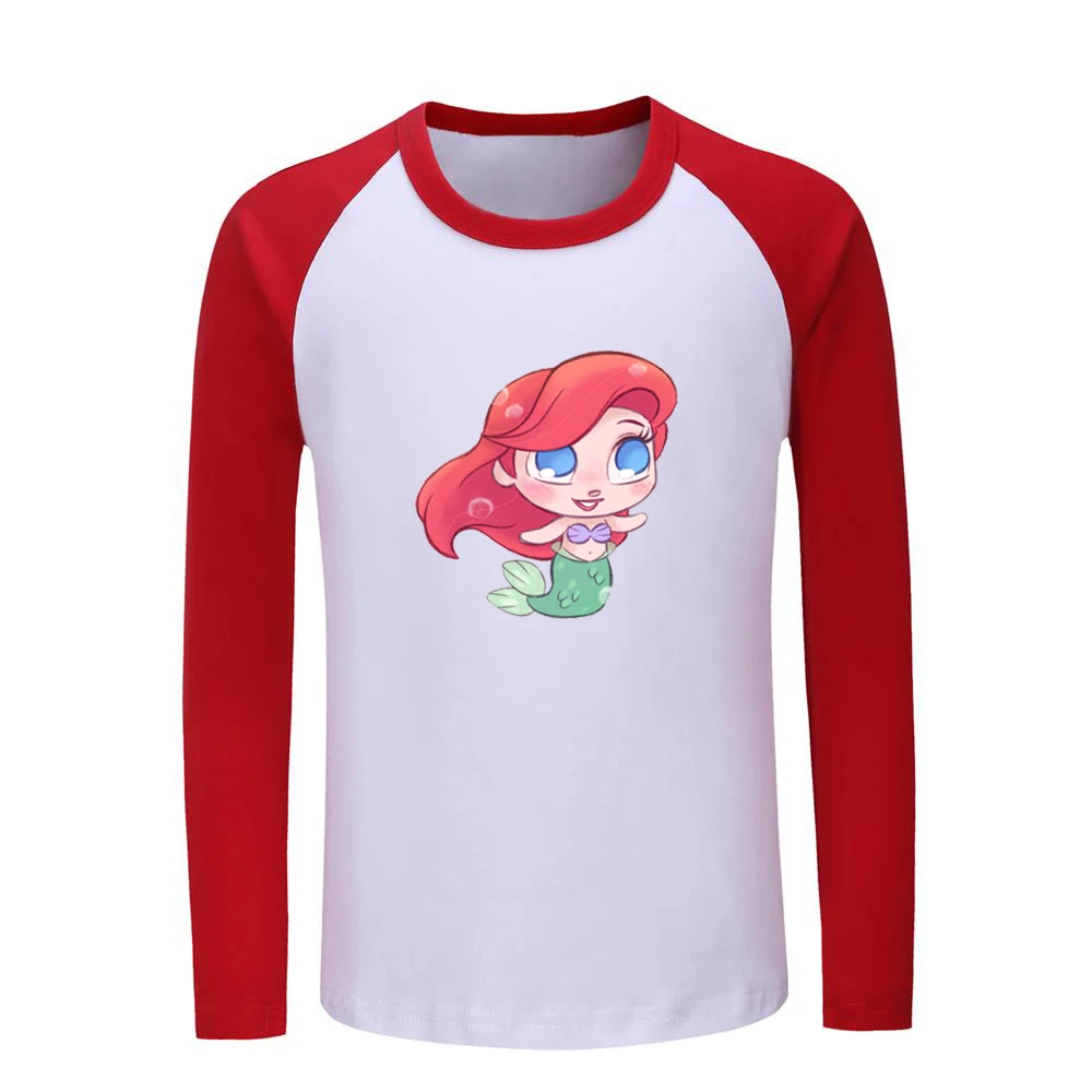 

Cute The Little Mermaid Ariel Sailor Moon CAT Pattern Kids T-shirts Childs Graphic Tee Shirts Boys Girls Tops Christmas Gift