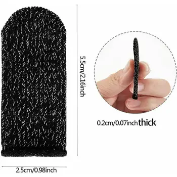 

1 Pair 10 Pairs Breathable Mobile Game Controller Touch Screen Finger Sleeve Trigger For Mobile PUGB Game Gaming Gloves TXTB1